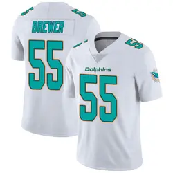 Nike Aaron Brewer Miami Dolphins Youth White limited Vapor Untouchable Jersey