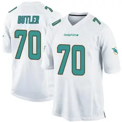Nike Adam Butler Miami Dolphins Youth Game White Jersey