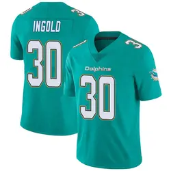 Nike Alec Ingold Miami Dolphins Youth Limited Aqua Team Color Vapor Untouchable Jersey