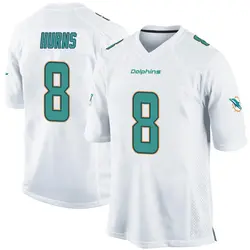 Nike Allen Hurns Miami Dolphins Youth Game White Jersey