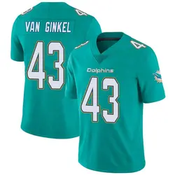 Nike Andrew Van Ginkel Miami Dolphins Men's Limited Aqua Team Color Vapor Untouchable Jersey