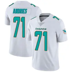 Nike Blaise Andries Miami Dolphins Youth White limited Vapor Untouchable Jersey