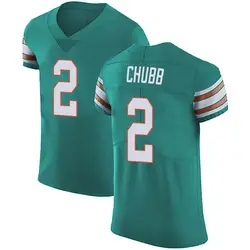 Nike Bradley Chubb Miami Dolphins Men's Elite Green Aqua Alternate Vapor Untouchable Jersey