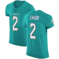 Nike Bradley Chubb Miami Dolphins Men's Elite Green Aqua Team Color Vapor Untouchable Jersey