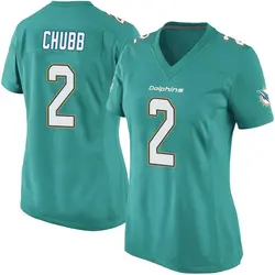 Nike Bradley Chubb Miami Dolphins Women's Game Aqua Team Color Jersey