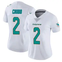 Nike Bradley Chubb Miami Dolphins Women's White limited Vapor Untouchable Jersey