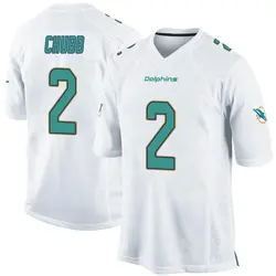 Nike Bradley Chubb Miami Dolphins Youth Game White Jersey