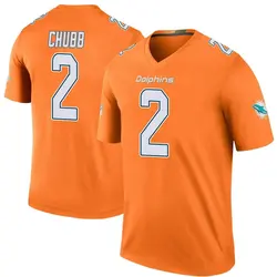 Nike Bradley Chubb Miami Dolphins Youth Legend Orange Color Rush Jersey