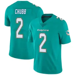Nike Bradley Chubb Miami Dolphins Youth Limited Aqua Team Color Vapor Untouchable Jersey
