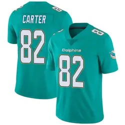 Nike Cethan Carter Miami Dolphins Youth Limited Aqua Team Color Vapor Untouchable Jersey