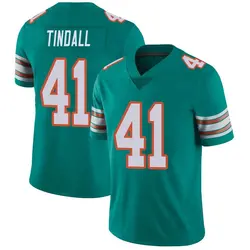 Nike Channing Tindall Miami Dolphins Men's Limited Aqua Alternate Vapor Untouchable Jersey