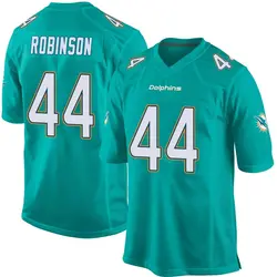 Nike Chop Robinson Miami Dolphins Youth Game Aqua Team Color Jersey