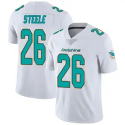 Nike Chris Steele Miami Dolphins Youth White limited Vapor Untouchable Jersey