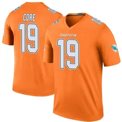 Nike Cody Core Miami Dolphins Men's Legend Orange Color Rush Jersey