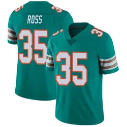 Nike D'Angelo Ross Miami Dolphins Youth Limited Aqua Alternate Vapor Untouchable Jersey