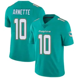 Nike Damon Arnette Miami Dolphins Men's Limited Aqua Team Color Vapor Untouchable Jersey
