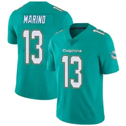 Nike Dan Marino Miami Dolphins Men's Limited Aqua Team Color Vapor Untouchable Jersey