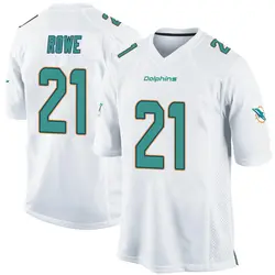 Nike Eric Rowe Miami Dolphins Youth Game White Jersey