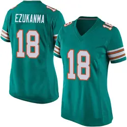 Nike Erik Ezukanma Miami Dolphins Women's Game Aqua Alternate Jersey