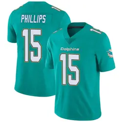 Nike Jaelan Phillips Miami Dolphins Men's Limited Aqua Team Color Vapor Untouchable Jersey
