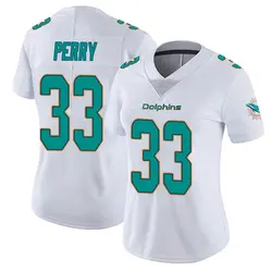 Nike Jamal Perry Miami Dolphins Women's White limited Vapor Untouchable Jersey
