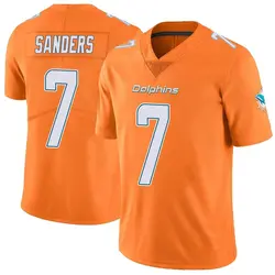 Nike Jason Sanders Miami Dolphins Youth Limited Orange Color Rush Jersey