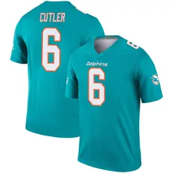 Nike Jay Cutler Miami Dolphins Men's Legend Aqua Jersey