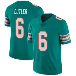 Nike Jay Cutler Miami Dolphins Men's Limited Aqua Alternate Vapor Untouchable Jersey