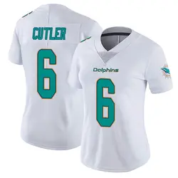 Nike Jay Cutler Miami Dolphins Women's White limited Vapor Untouchable Jersey