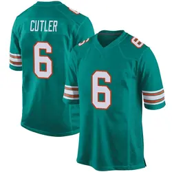 Nike Jay Cutler Miami Dolphins Youth Game Aqua Alternate Jersey