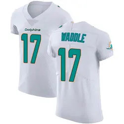 Nike Jaylen Waddle Miami Dolphins Men's Elite White Vapor Untouchable Jersey