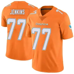 Nike John Jenkins Miami Dolphins Men's Limited Orange Color Rush Jersey