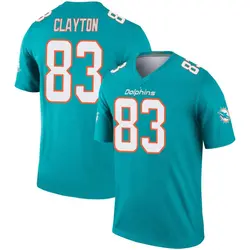 Nike Mark Clayton Miami Dolphins Men's Legend Aqua Jersey