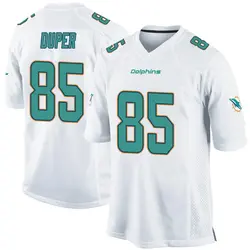 Nike Mark Duper Miami Dolphins Youth Game White Jersey