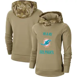men's dallas cowboys nike olive salute to service sideline therma performance pullover hoodie