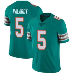 Nike Michael Palardy Miami Dolphins Men's Limited Aqua Alternate Vapor Untouchable Jersey