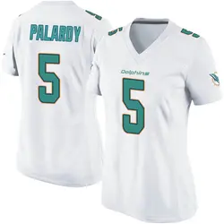Nike Michael Palardy Miami Dolphins Women's Game White Jersey