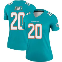 Nike Reshad Jones Miami Dolphins Women's Legend Aqua Jersey