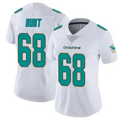 Nike Robert Hunt Miami Dolphins Women's White limited Vapor Untouchable Jersey
