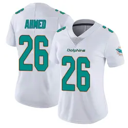 Nike Salvon Ahmed Miami Dolphins Women's White limited Vapor Untouchable Jersey