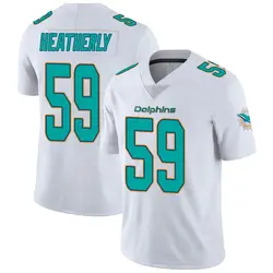 Nike Tommy Heatherly Miami Dolphins Youth White limited Vapor Untouchable Jersey