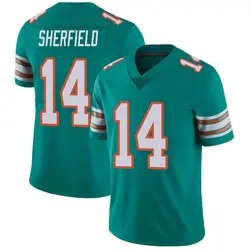 Nike Trent Sherfield Miami Dolphins Youth Limited Aqua Alternate Vapor Untouchable Jersey