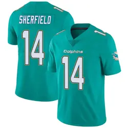 Nike Trent Sherfield Miami Dolphins Youth Limited Aqua Team Color Vapor Untouchable Jersey