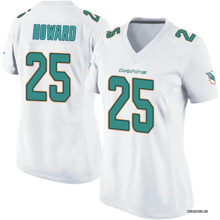 Nike Xavien Howard Miami Dolphins Women's Game White Jersey